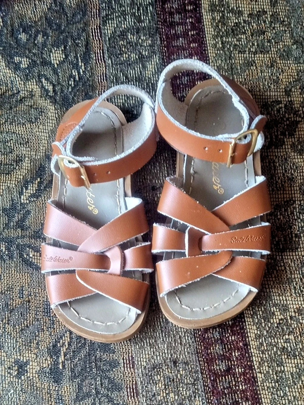 Salt-Water Original Sandal Strappy Sandals in Brown US 8